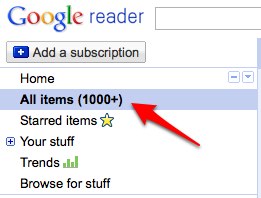 Google Reader All Items