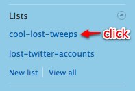Twitter List